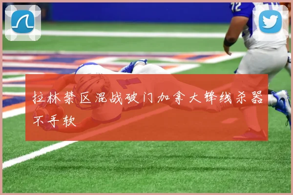 拉林禁区混战破门加拿大锋线杀器不手软