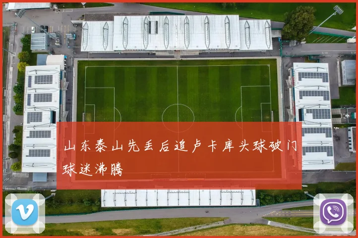 山东泰山先丢后追卢卡库头球破门球迷沸腾
